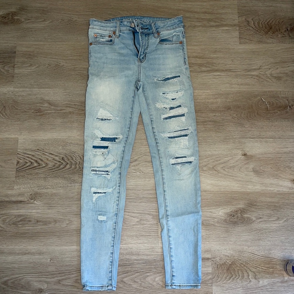 american eagle next level stretch skinny jeans